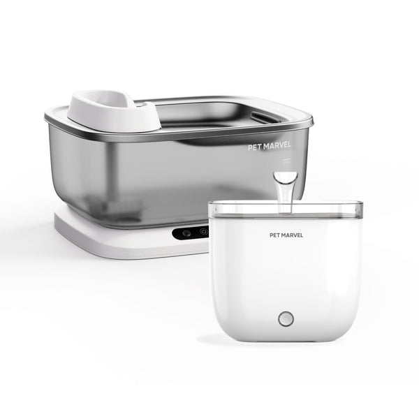 Cordless Dog Fountain & Faucet-Inspired Fountain Bundle