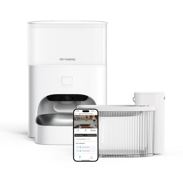 Camera Cat Feeder & Cordless Cat Fountain Bundle